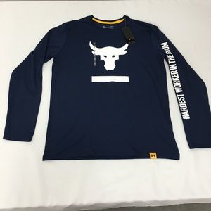 Under Armour Project Rock Long Sleeve Shirt Size L